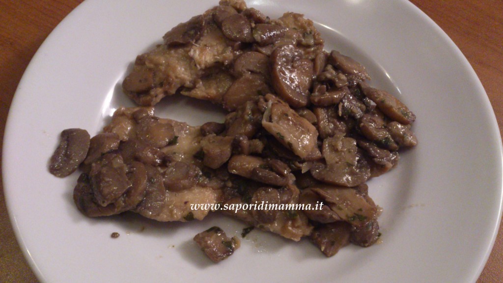 scaloppine di pollo ai funghi